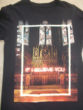 THE 1975 ORIGINAL IF I BELIEVE YOU CATHEDRAL USED WOMENS (XS) BAND T-SHIRT  VG picture