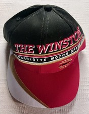 Vintage 90s Winston Charlotte Motor Speedway Snapback Cap OS H3 NASCAR Racing picture