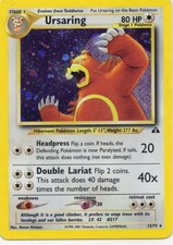 Pokemon Ursaring Neo Discovery 15/75 Unlimited Holo LP picture