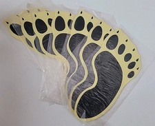 VTG Halloween Footprint Cutouts GLOW IN THE DARK Wolfman Decor 6 sets + picture