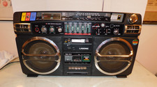 Vintage Boombox Lasonic TRC-931 Radio Cassette Working for Repair Parts Restore picture