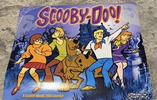 Rare Vintage Cartoon Network Scooby Doo 16 Month 2003 Wall Calendar picture