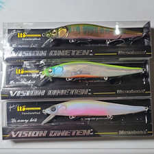Megabass Vision ONETEN Lot Of 3 Baby Kingyo Aurora Reaction Wagin Oikawa  picture