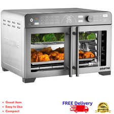 Gourmia XL French Door Air Fryer Countertop Convection Toaster Oven Probe New picture