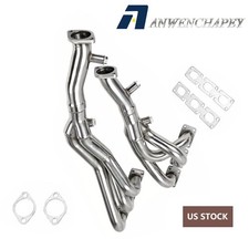 Pair For BMW E46 325i 330i New Polished Stainless Performance Exhaust Pipes Kit picture