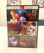 Mill Creek Triple Feature DVD Ice Cream Man/Jack Frost 2/Killer Tongue 2-Disc R picture