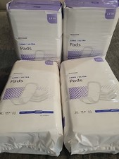 4 Pack McKesson 168 Long Ultra Unisex Incontinent Pads 14