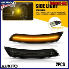 1-10x Solid Amber Front Side Marker Lamp LED Light For Cadillac ATS-V Coupe CTS picture
