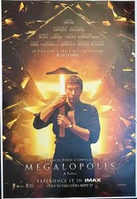 Megalopolis 2024 Original Movie Poster 27x40 DS Adam Driver Coppola picture