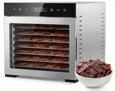 Deshidratador 500W con 8 Bandejas Inox Temporizador 24H Plata picture