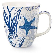 Cape Shore Blue Indigo Shells Harbor Mug picture