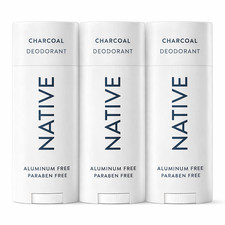 3x Native Deodorant Charcoal - Aluminum & Paraben Free ( 3 Pack ) -NEW picture
