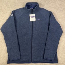 Patagonia Better Sweater Full Zip Jacket Mens XL Classic Navy Blue Midweight NWT picture