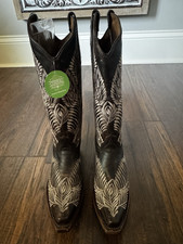 Corral Circel G Women’s Western Boots Brown Leather Embroidered Feather picture
