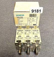 Siemens 3NA3 824 80A 500V AC Cartridge HRC Fuse Links Bolt-On (3) (9181) picture