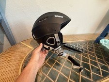 ZIONOR H1 Ski Snowboard Helmet Black Gray Size M 55-58cm Adjustable NWT picture