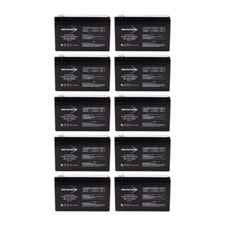 12V 7Ah F1 SLA Sealed Lead Acid Rechargeable Battery - 10 Pack picture
