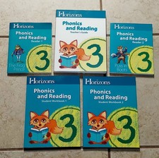 Horizons 3rd grade PHONICS AND READING 3 Complete Set Teacher Student Readers picture