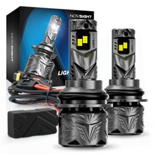 NOVSIGHT 9007 LED Headlight Bulbs Kit 50000LM 6500K Hi/Lo Beam Extremely Bright picture