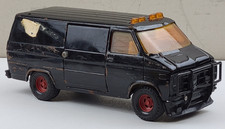 Vintage 1983 ERTL 1:18 Steel A-Team B.A Baracus Mr. T GMC Van w/ Sliding Door picture
