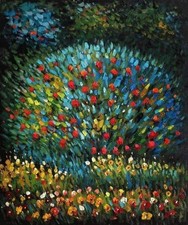 Gustav Klimt The Apple Tree 1912 Austrian Modernist Landscape picture