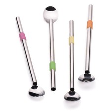 RSVP International Reusable Straw Set Dishwasher Safe, 8.5 Inch, 4 Piece picture