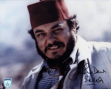 Signed John Rhys-Davies Indiana Jones Sallah el-Kahir 8x10 w/ Official Pix COA picture