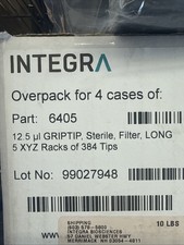Integra 6405, Box of 4 (12.5µl Sterile Filter Long 5 Rack of 384), picture