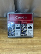 Genuine Canon Black Ink 2-pk Cartridges BCI-6BK New  picture