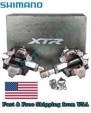 Shimano XTR PD-M9100 SPD Race MTB/XC Race Pedal Standard Bike Pedals Set Cleats picture