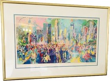 LeRoy Neiman New York Marathon Authentic Signed Serigraph Pristine LE 278/300 picture