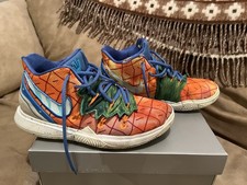 Nike Kyrie 5 SpongeBob Basketball Shoes Size 6Y Pineapple Under The Sea GUC picture