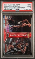 1999 Topps Finest Duncan/Robinson DF9 Refractor PSA 91481168 picture