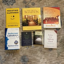 Catholic Christian Book Lot 7 Matthew Kelly Robert Barron Advent Lent Devotions picture