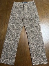 Boden Leopard Print Straight Jeans Animal Cheetah Print, Women's US 4R picture