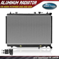 Plastic+Aluminium Radiator w/ Trans. Oil Cooler for Nissan Pathfinder 2022-2024 picture