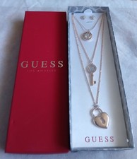 GUESS TRIPLE NECKLACE & STUDS BOXED SET picture