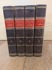 antique book-M.  Grimarest -Oeuvres de Molière 4/4 - 1839 -engravings picture