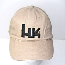 NEW Heckler & Koch Authentic Hk Cotton Tan Range Shooter Cap w/ Free Decal picture