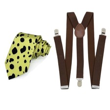 GDAMSTO Kento Nanami Necktie Tie and Suspenders Anime Cosplay Prop Accessories  picture