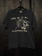 Vintage Sick Of It All Clobbering Time Black Tshirt Medium Rare picture