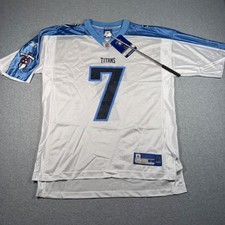 Reebok Tennessee Titans Billy Volek 7 NFL Jersey White Blue Mens Large picture
