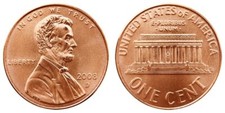 2008 D LINCOLN PENNY CENT - 1c Lincoln Memorial theme ** ON HAND ** picture