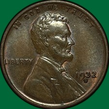 1932-D Lincoln Wheat Cent Uncirculated UNC Coin #48158 picture