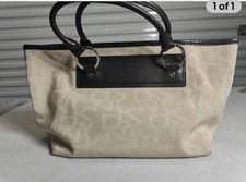 DKNY Monogram Handbag Beige /Brown picture