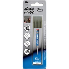 Markal LA-CO Pro 6-Pk. of Silver-Streak Welding Marker Refills, Model# 96278 picture