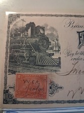 SLING'S🪙 Vintage 1899 Beaumont Texas First National Bank Check Railroad 🎨 Artw picture