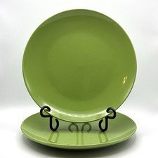 Lime Green Ceramic Dinner Plates 10.75” Royal Norfolk Sets Of 2 (10 Avail) picture