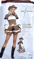 Cowgirl Sheriff Costume Halloween Women’s Size Small NEW Leg Avenue picture