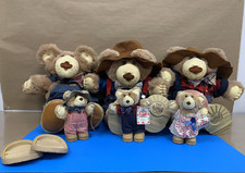 Vintage 6pc 1983/1986 Furskin teddy bears picture